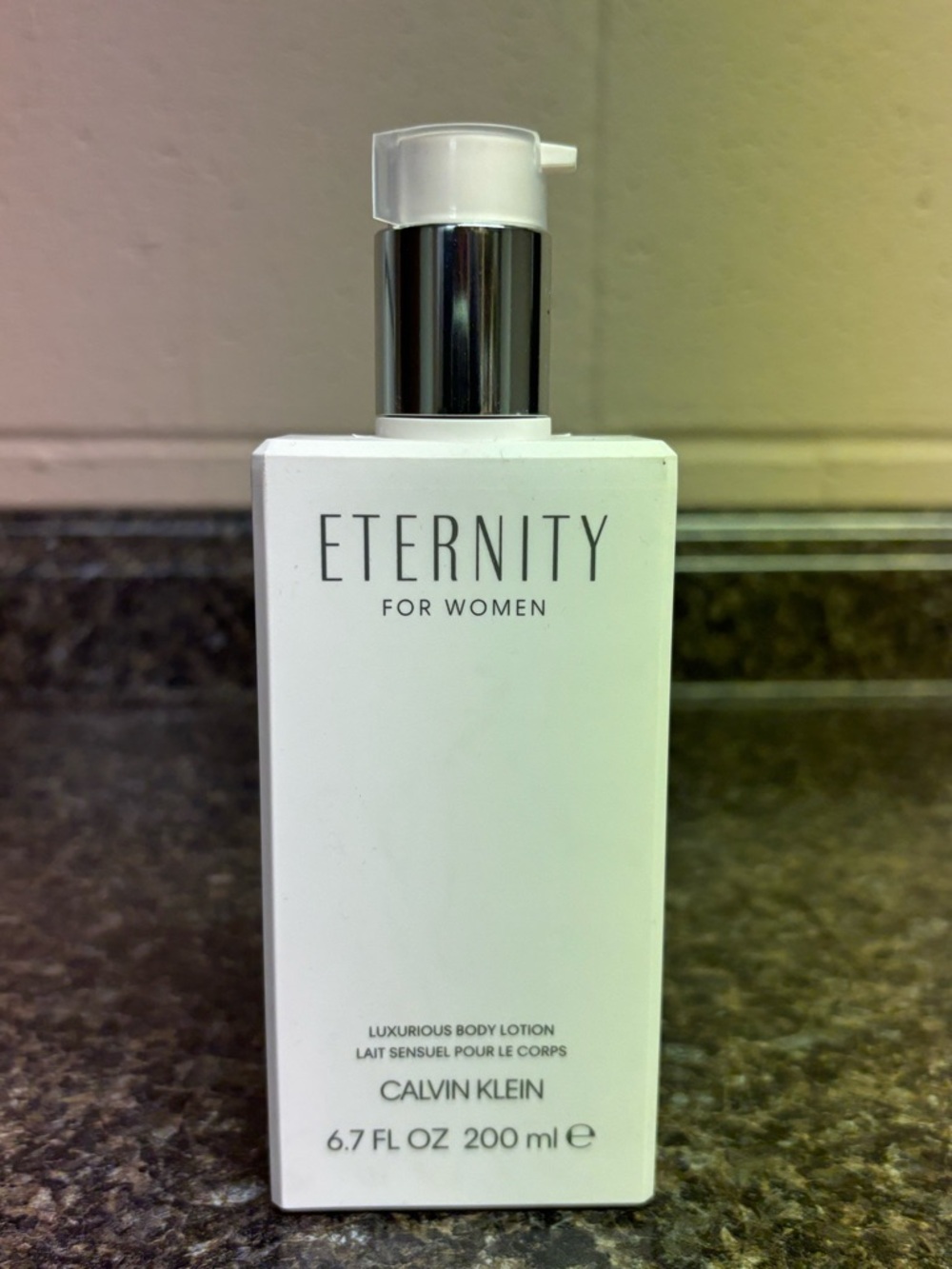 Calvin Klein Eternity For Women Lotion - White & Silver Pump